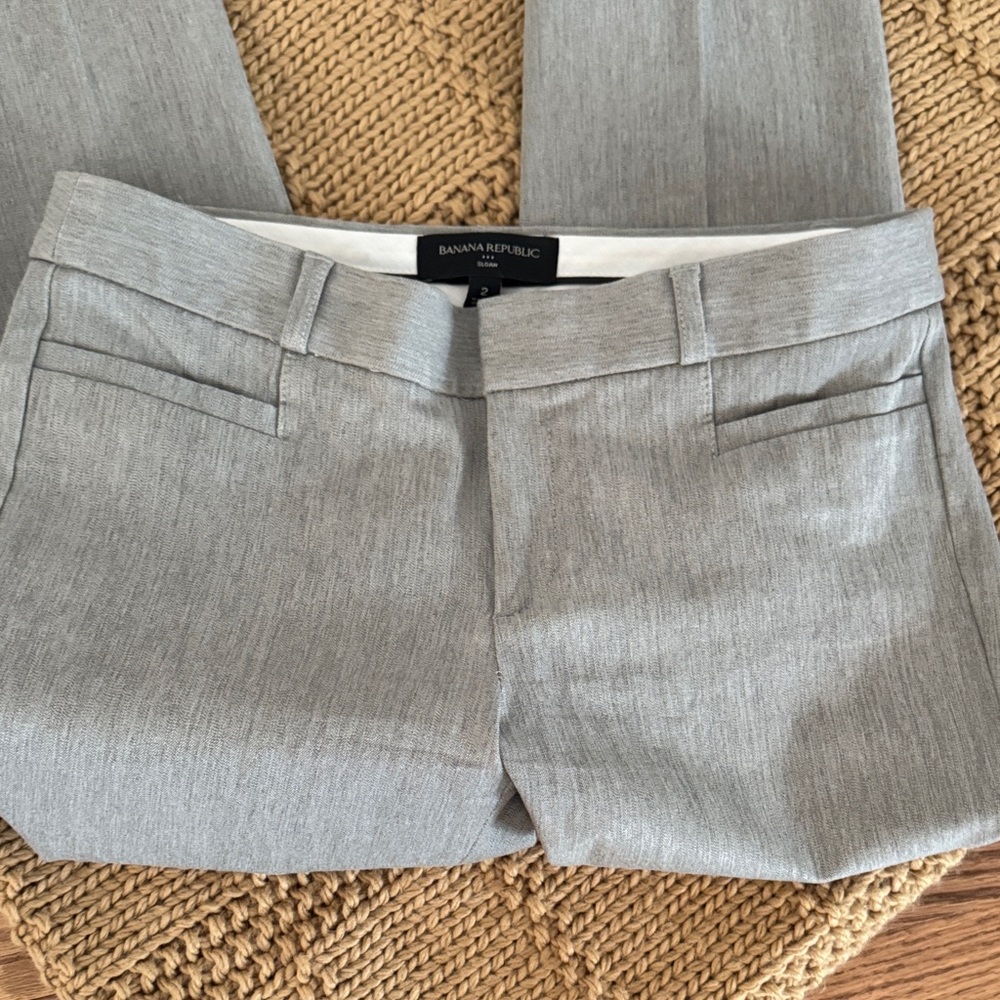 Banana Republic Light Gray Trousers